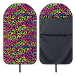 Trippy Psychedelic Leopard Print Waterproof Car Seat Cover