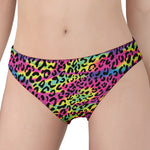 Trippy Psychedelic Leopard Print Women's Panties