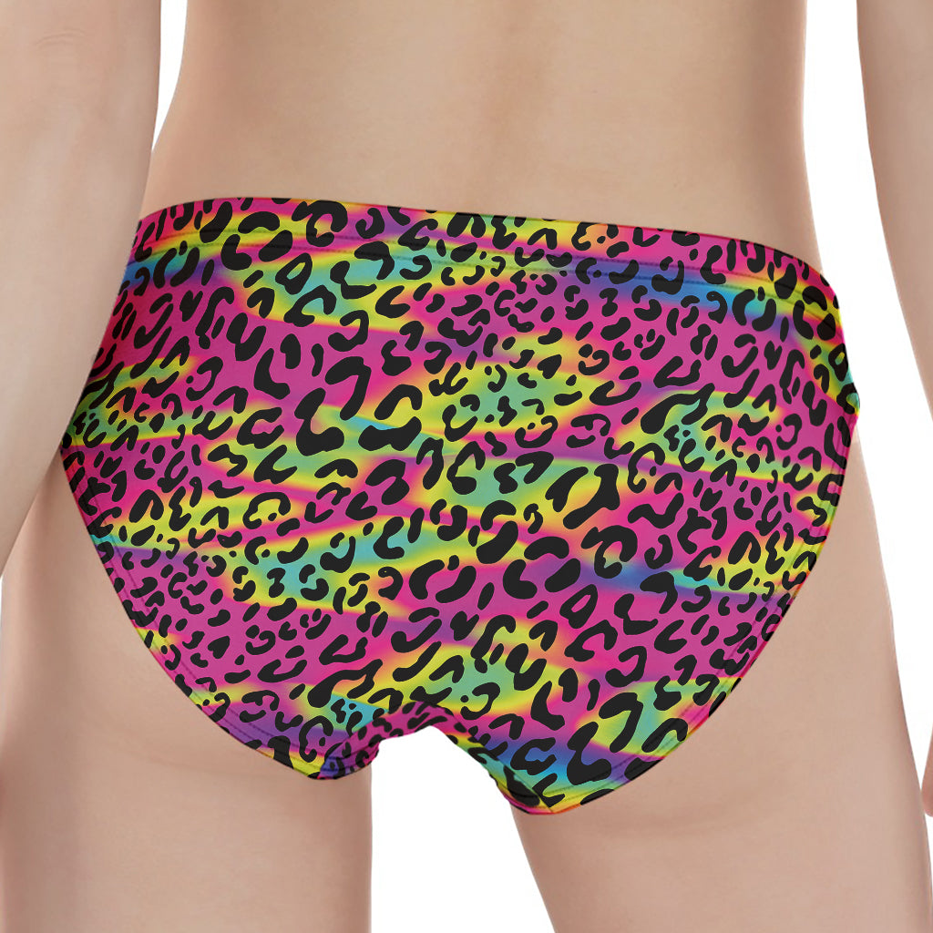 Trippy Psychedelic Leopard Print Women's Panties