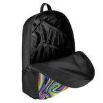 Trippy Rave Print 17 Inch Backpack