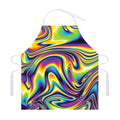 Trippy Rave Print Adjustable Apron