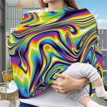 Trippy Rave Print Baby Seat Cover