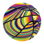 Trippy Rave Print Basketball