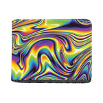 Trippy Rave Print Bifold Wallet