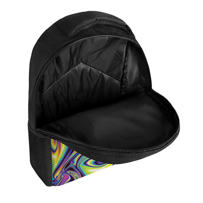 Trippy Rave Print Casual Backpack