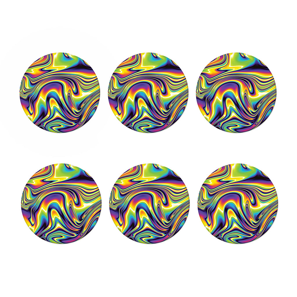 Trippy Rave Print Coaster Set