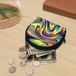 Trippy Rave Print Coin Purse