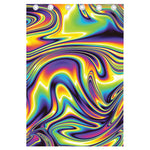 Trippy Rave Print Curtain