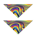 Trippy Rave Print Dog Bandana