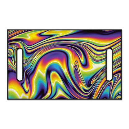 Trippy Rave Print Golf Cart Seat Cover