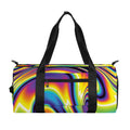 Trippy Rave Print Gym Bag