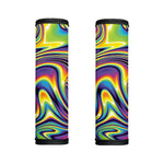 Trippy Rave Print Handle Covers