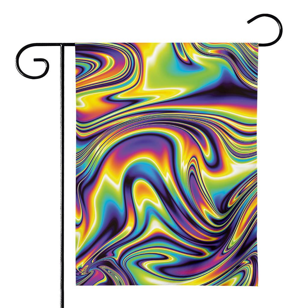 Trippy Rave Print House Flag