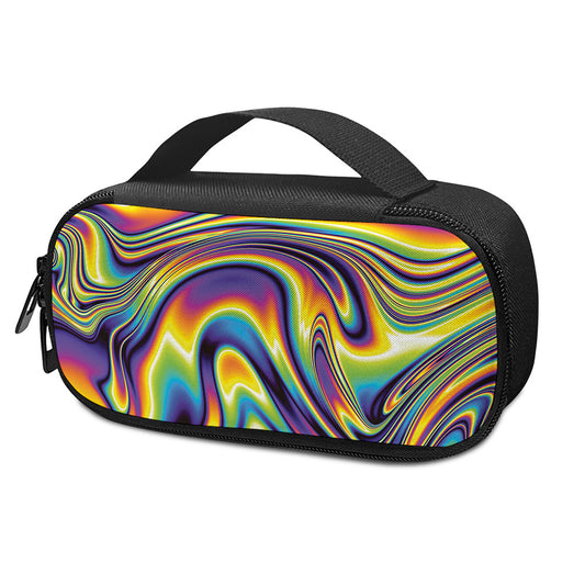 Trippy Rave Print Insulin Cooler Travel Case