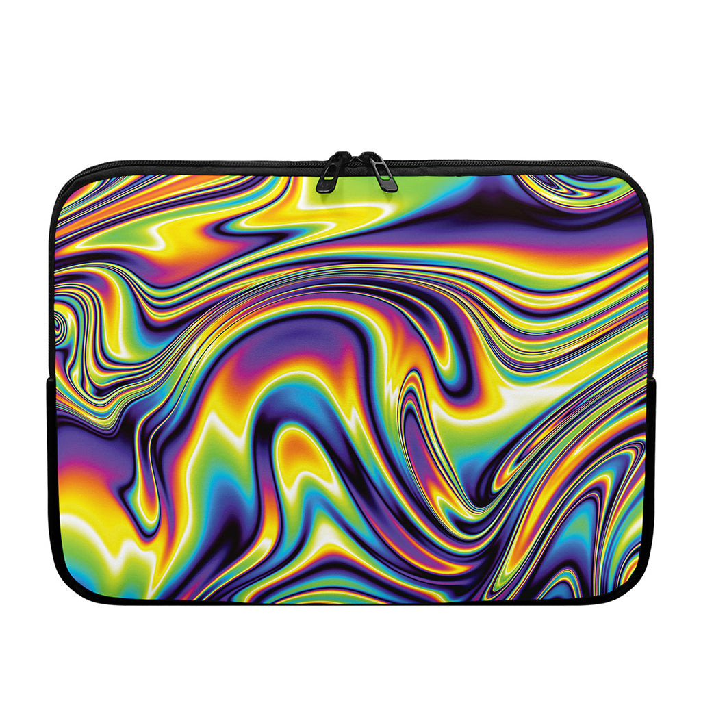 Trippy Rave Print Laptop Sleeve