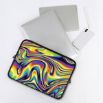 Trippy Rave Print Laptop Sleeve