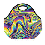Trippy Rave Print Neoprene Lunch Bag
