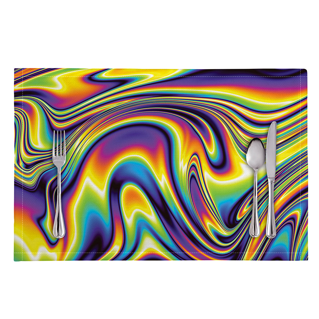Trippy Rave Print Placemat