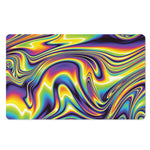 Trippy Rave Print Polyester Doormat