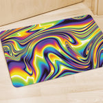 Trippy Rave Print Polyester Doormat