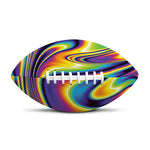 Trippy Rave Print Rugby Ball