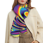 Trippy Rave Print Scarf