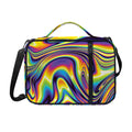Trippy Rave Print Shoulder Strap Bible Bag