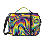 Trippy Rave Print Shoulder Strap Bible Bag
