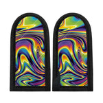 Trippy Rave Print Skillet Handle Cover