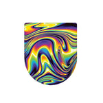 Trippy Rave Print Toilet Lid Cover