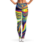 Trippy Rave Print Women's Leggings
