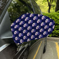 Trippy Skull Pattern Print Car Side Mirror Covers
