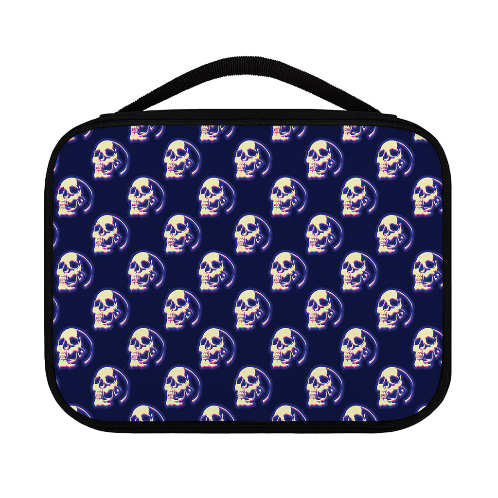 Trippy Skull Pattern Print Classic Bible Case