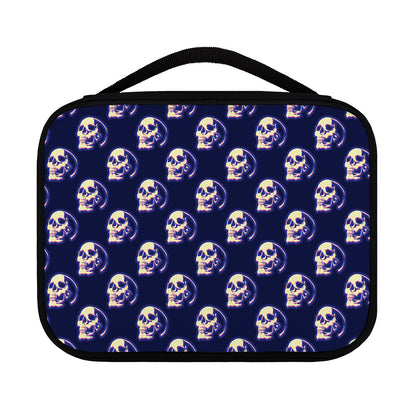 Trippy Skull Pattern Print Classic Bible Case