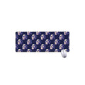 Trippy Skull Pattern Print Extended Mouse Pad