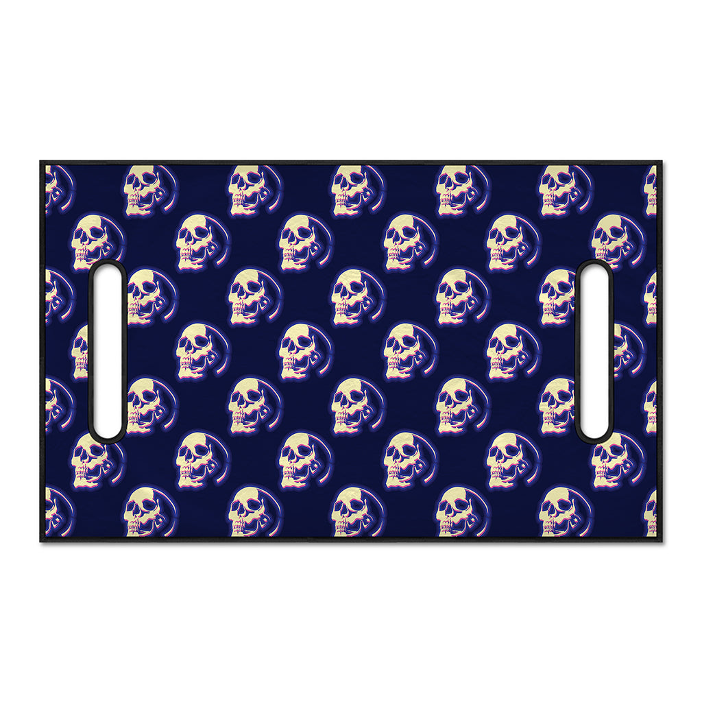 Trippy Skull Pattern Print Golf Cart Seat Cover