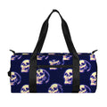 Trippy Skull Pattern Print Gym Bag