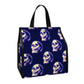 Trippy Skull Pattern Print Insulated Lunch Tote