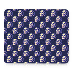 Trippy Skull Pattern Print Mouse Pad