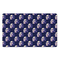 Trippy Skull Pattern Print Polyester Doormat