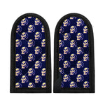 Trippy Skull Pattern Print Skillet Handle Cover