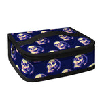 Trippy Skull Pattern Print Small Lunch Bag