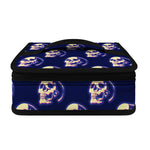 Trippy Skull Pattern Print Small Lunch Bag