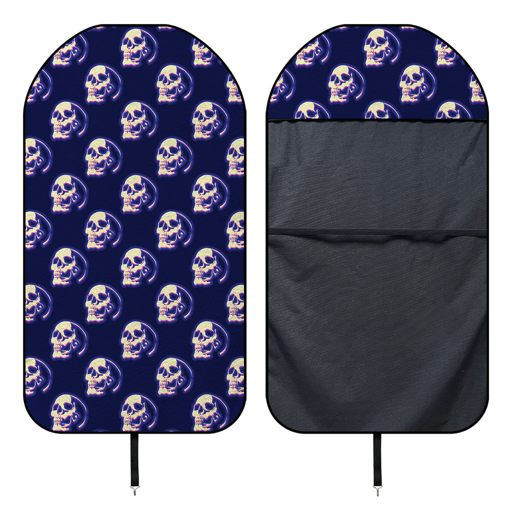 Trippy Skull Pattern Print Waterproof Car Seat Cover