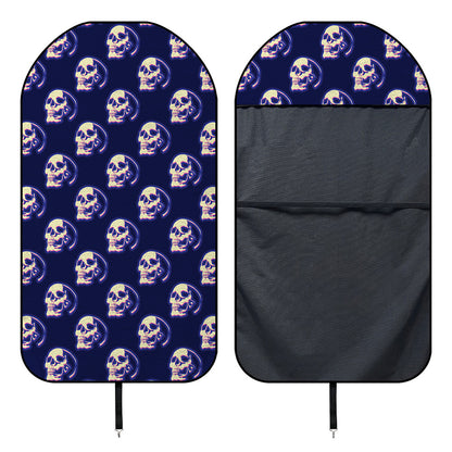 Trippy Skull Pattern Print Waterproof Car Seat Cover