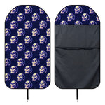 Trippy Skull Pattern Print Waterproof Car Seat Cover