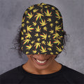 Trippy Weed Leaf Pattern Print Baseball Cap