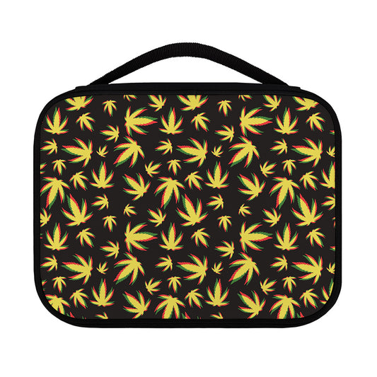 Trippy Weed Leaf Pattern Print Classic Bible Case