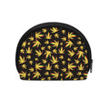 Trippy Weed Leaf Pattern Print Coin Purse