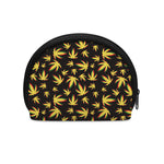 Trippy Weed Leaf Pattern Print Coin Purse